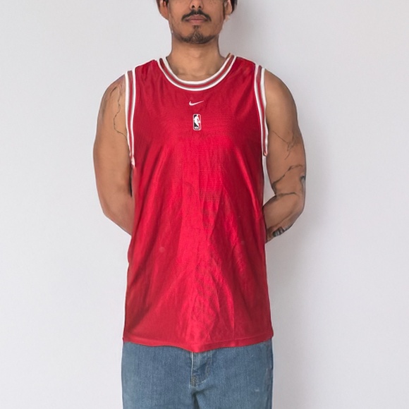 Nike Other - Nike Vintage Red NBA Basketball Jersey - Men’s XL